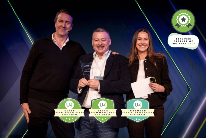 Embridge Consulting consistently achieves Unit4 Elite Partnership status and has been honoured with the Service Partner of the Year award