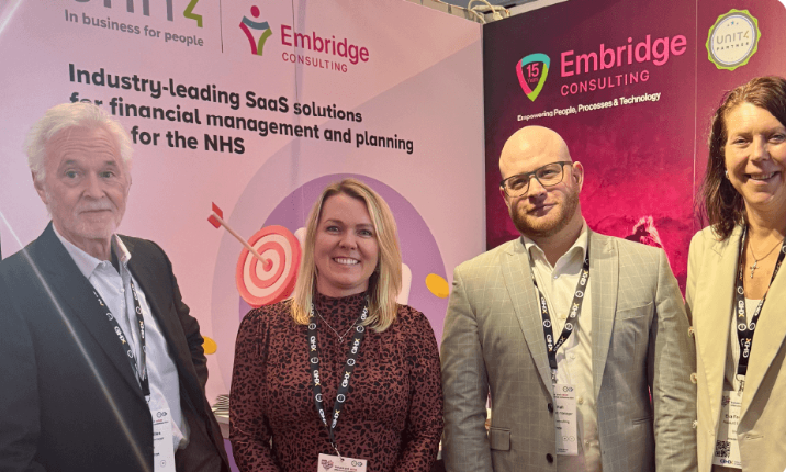 Embridge Consulting showcases expertise at the HFMA Annual Conference in London
