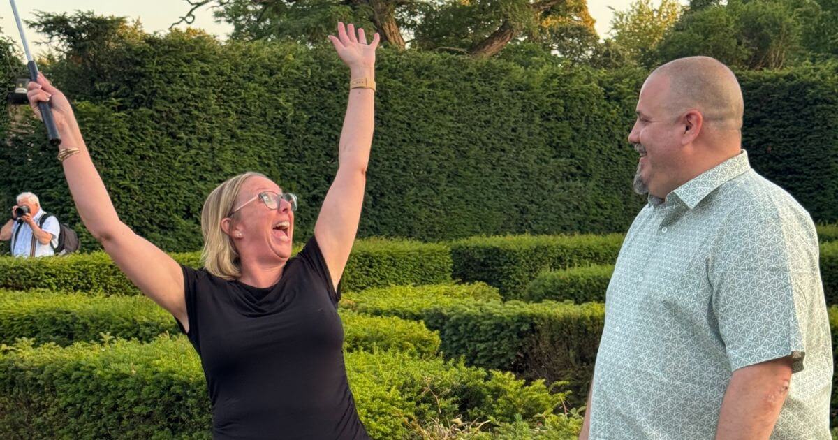 Embridge Consulting colleagues having fun and playing crazy gold as part of our corporate team building activities.